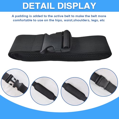 Mobilization Belt with Adjustable Thick Cushioning Pad Extremity Mobilization Belt Stretch Straps for Physical Therapy Designed for Physical Therapist Ideal for Rehab Stretching Manual Traction