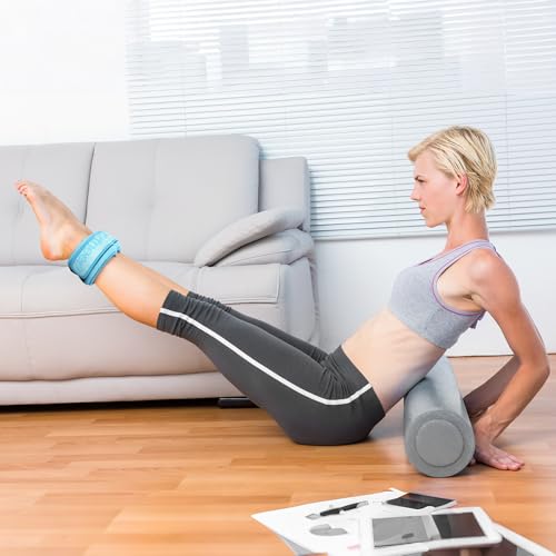 Sportneer Ankle Weights 0.5/1/2/3/5 LBS 1 Pair Wrist Leg Arm Weights for Women Men Kids Child with Adjustable Straps, Strength Weighted for Jogging Running Walking Fitness Gym Workout