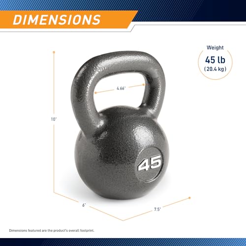 Marcy Hammertone Kettle Bells - 10 to 55 lbs. HKB Workout Weights - style: 45 lb