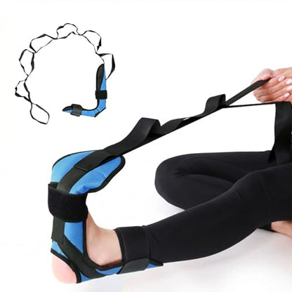 Yoga Straps For Stretching, Adjustable Ankle Foot Stretch Strap With Loops, Multi Loop Yoga Belt For Men Women