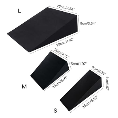 Yoga Bricks,Professional Foams Wedges Calf Stretcher Foams Stretch Slants Board Foot Stretch Wedges Block for Homes Exercise