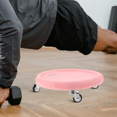 GANAZONO Ab Roller Wheel and Exercise Pads for Floor, Silent Smooth Rolling Core Trainer with Knee Pad, Portable Fitness Slider Wheel for Home Workout and Abdominal Muscle Training