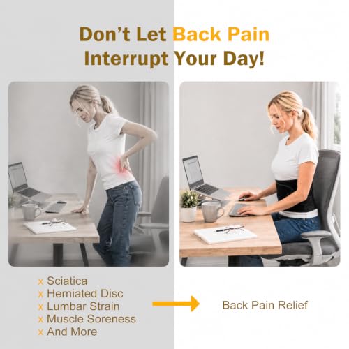 Back Brace for Lower Back Pain for Women&Men,Lumbar Support Belt - size: XS(26-32 in)