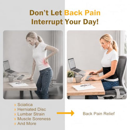 Back Brace for Lower Back Pain for Women&Men,Lumbar Support Belt - size: XS(26-32 in)