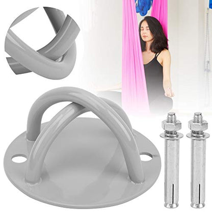 Ceiling Anchor Wall Mount Bracket, Yoga Trapeze Ceiling Hooks and Battle Rope Anchor Ceiling Mount, Suspension Straps Yoga Swing Brackets Resistant Trainer, Fixed Plate Expansion Screw Mount