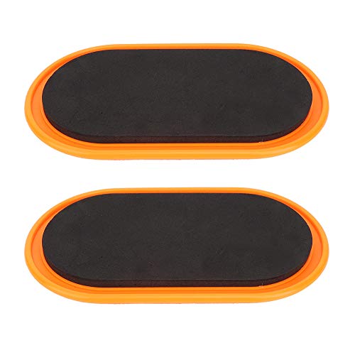 Exercise Core Sliders, Ergonomic Oval Design Sliding Discs Set of 2 for Yoga Pilates Home Fitness Workouts Full Body Training