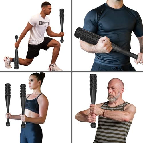 POWER GUIDANCE Macebell Steel Clubbell (2kg-10kg) – Indian Club with Massage Surface for Shoulder Mobility, Grip Strength & Rehabilitation – Solid Steel Weighted Club with Rubber Coating for Home Gym, BJJ & Wrestling