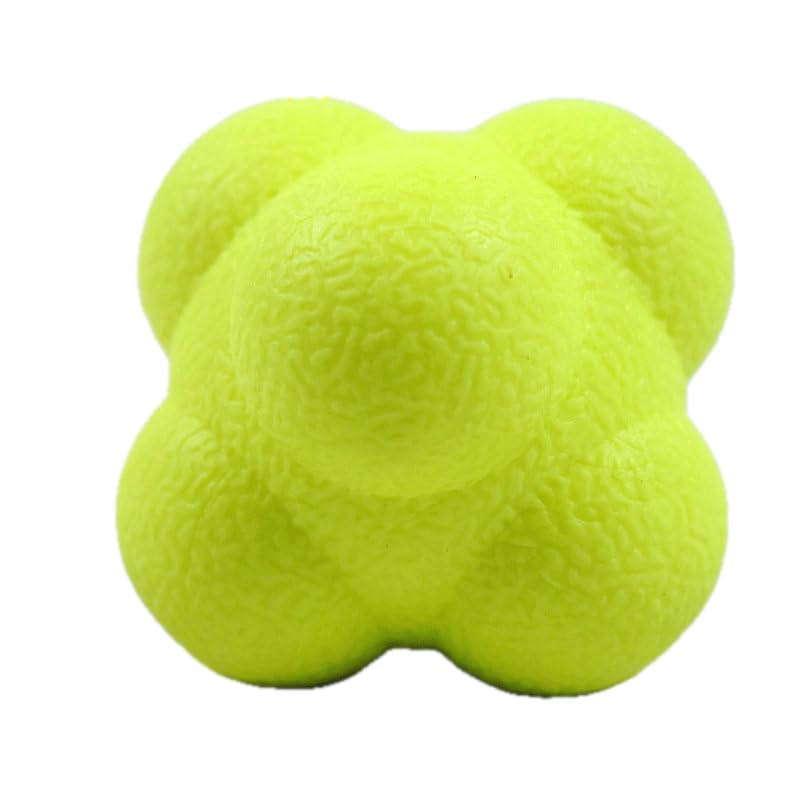 Reaction Balls 4 Pack, 2.2-2.8 Inch - Hand-Eye Coordination Trainer, Reflex & Agility Training Equipment for Baseball, Handball, Sports & Fitness for Outdoor Fun, (only for 12+ Adults)