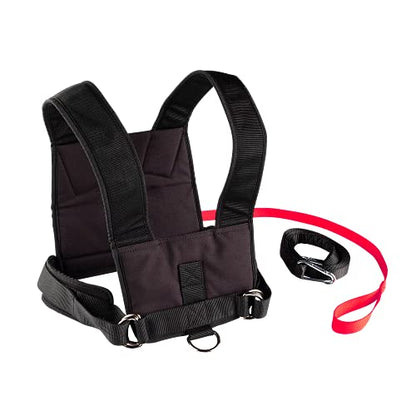 Weight SlBody-Solid Tools Sled Harness - Fully Adjustable Weight Sled Harness, One-Size-Fits-All with Quick-Release Strap Harness with Quick Release