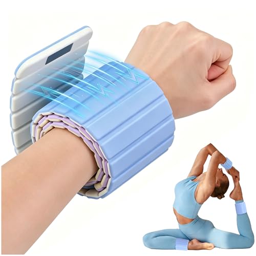 BECOJADDE Wrist Weights Ankle Weight for Women 1 Pair (1.1 lb/2.2 lb Each) - color: Blue Cream, size: 2.2 Lb Pair (1.1 Lb Each)