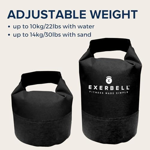 Foldable Adjustable Kettlebell 4-30lbs – Portable Water Sandbag Functional Strength Tool – Soft Floor-Friendly Mobility Gear for Home Gym Travel – Leak-Resistant Load with Internal Scale