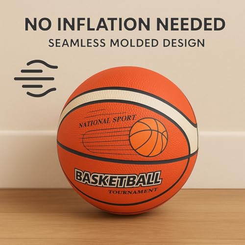 Silent Indoor Basketball – No Noise PU Foam Ball for Home Training, No Air Needed, Suitable for Apartment Fitness Use – Size 3/5/7