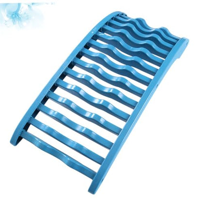 Didiseaon Back Massager Spine for Lumbar Support Sky-Blue Relax for Spine Pain Relief Durable Material for Back Straightening and Stretching