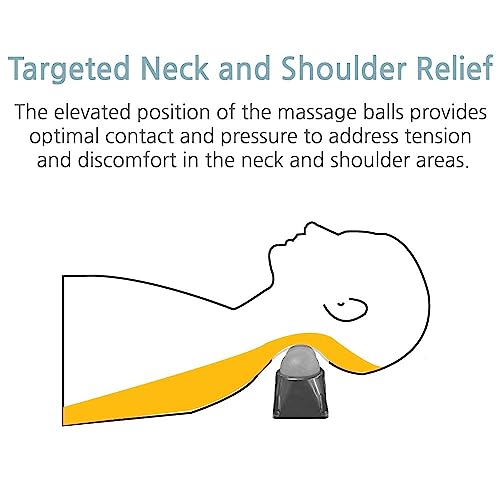Double Lacrosse Peanut Massage Ball Riser Set for Headache, Neck, Shoulder & Back Pain Relief (Massage Ball Riser Set)
