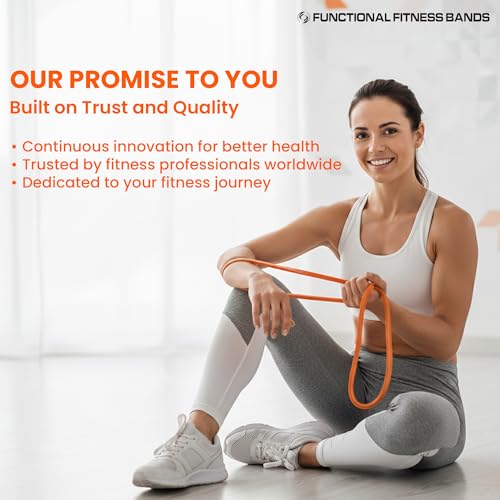 Rubberbanditz Pull Up Assist Resistance Bands Heavy Duty Loop Exercise Workout Bands for Powerlifting, Mobility, and Stretching - color: Blue