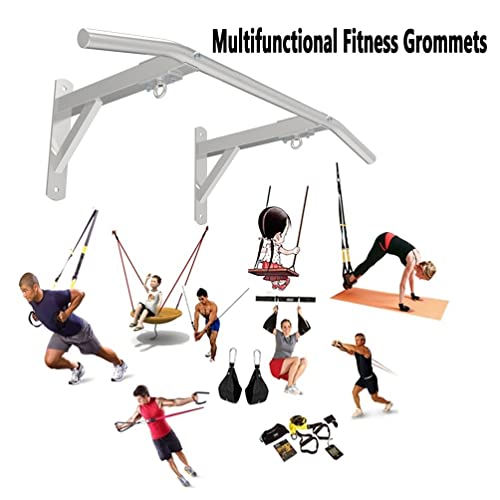Wall Mounted Pull Up Bar, Heavy Duty Strength Training Bar With Sturdy Base, Sandbag Swing Resistance Band Suspension Bars, 661 Lbs