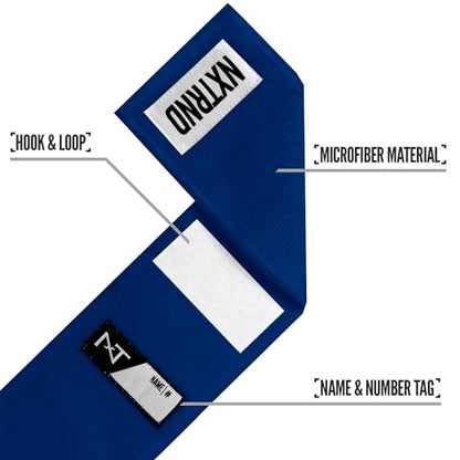 Nxtrnd Streamer Football Towel, Thin Sports Towel, Dries Hands & Football Accessories (Navy Blue) - color: Navy Blue