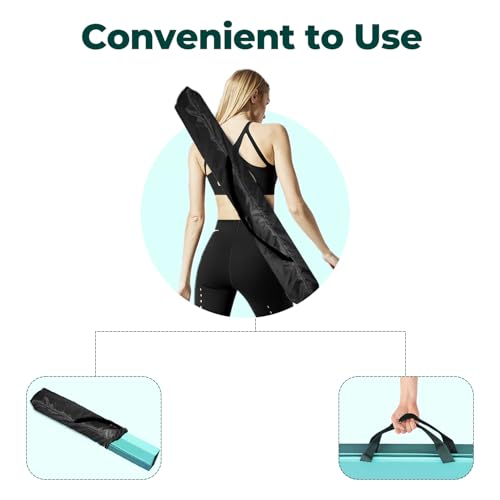 FBSPORT 8/10ft Balance Beam: Folding Floor Gymnastics Equipment PU Leather for Kids Adults,Non Slip Rubber Base, Gymnastics Beam for Training, Practice, Professional Home Training