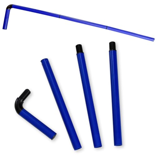RangeMaster ShoulderWand Stretching Tool | Physical Therapy Bar for Shoulder Pain Relief & Recovery | Ergonomic Design | Collapsible for Easy Storage | Frozen Shoulder, Rotator Cuff & More (Blue)