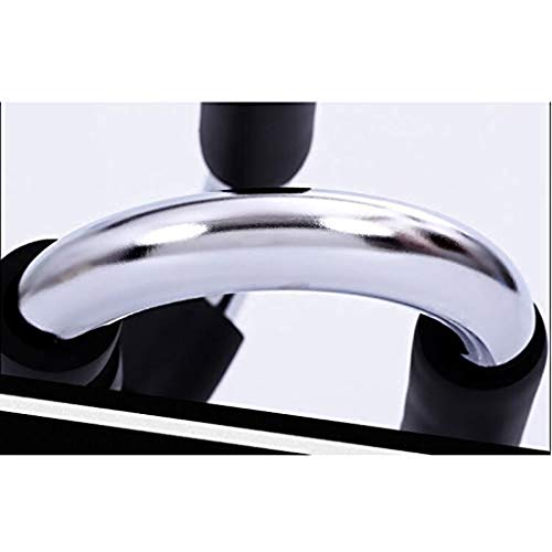 Push Up Bars - Strong Chrome Steel Pushup Stands with Comfortable Foam Grip and Non-Slip