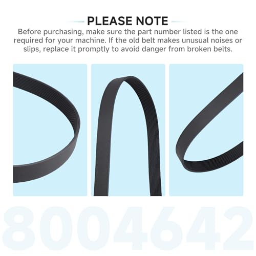 8004642 Drive Belt Compatible with Bowflex Max Trainer M3 M5 M7
