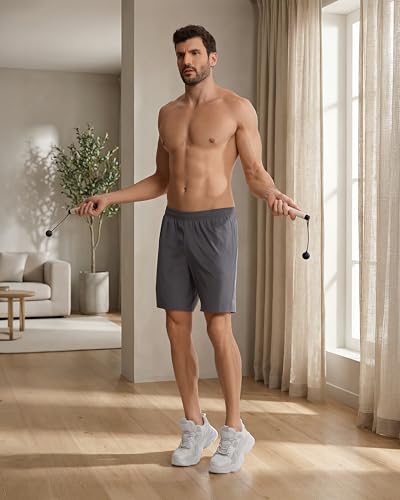 BetterMe Cordless Jump Rope with Counter - Tracks Jump Count & Workout Duration - Height Adjustable Jump Rope for Women and Men - Cordless Indoor Workout