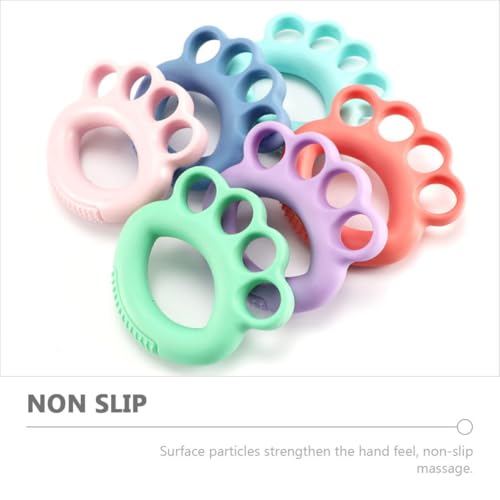 3pcs Hand Training Ring Grip Strengthener Set, Silicone Finger Exerciser Massage Grip Circles with 10lb Pink, 20lb Mint Green, 30lb Orange Resistance for Hand Strength,