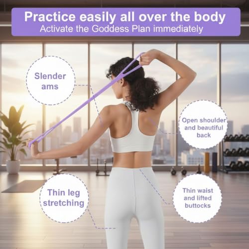 Figure 8 Exercise Bands for Women Men, 3 Pcs Resistance Bands