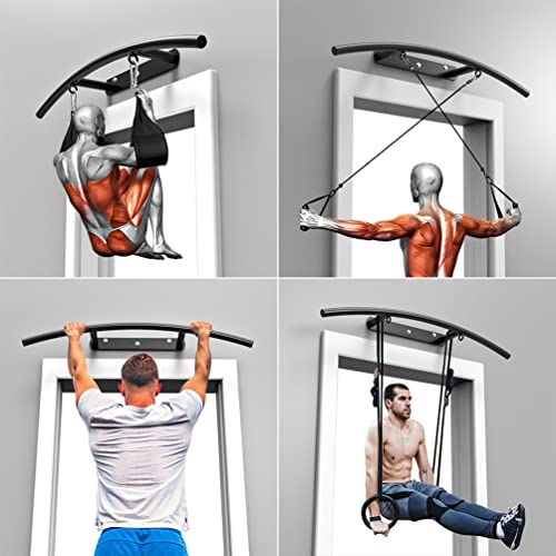 Heavy Duty Wall Mounted Pull Up Bar for Home Gym - Strength Training Workout Bar, Supports Max Weight of 661 lbs for Ultimate Fitness Success