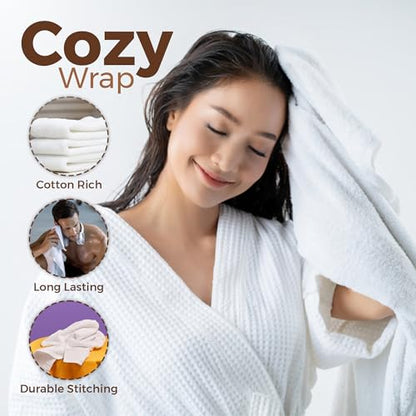 Cotton Small White Bath Towels Bulk 24 x 48 |12 Pack Economy Multipurpose Cheap Towels for Hotel, Sauna, Pool, Gym, Spa | Highly Absorbent & Quick Drying Hotel Towel for Bathroom. - size: 24x48