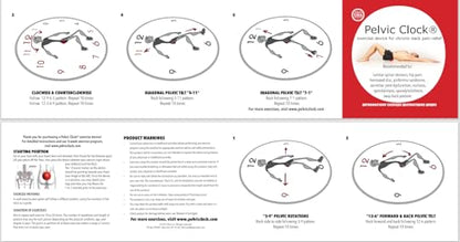 Pelvic Clock® Exercise Device for Hip & Lower Back Pain Relief