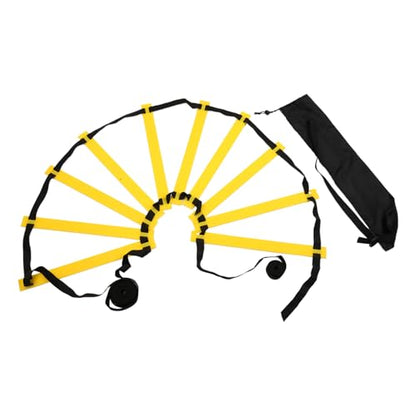 Agility Speed Ladder Soccer Ball Football Flexibility Training and Carry Bag for Adults Sport Equipment Set Football Exercise - color: 5 meters 10 knots