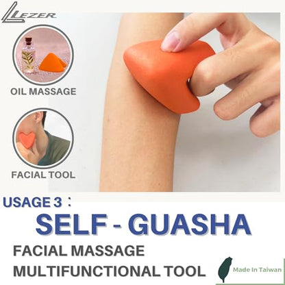 Trigger Massage Point, Manual Massage Ball, Hip Hook, Muscle Knot Release Tool, Deep Tissue Relief, Hip Flexor Iliacus Back Psoas Hand Foot Myofascial, Physical Therapy, 2.9 inｘ2.1 in（Orange） - style: 01 - Trigger Orange