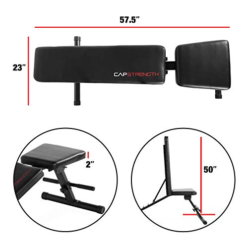 CAP Barbell Multi-Purpose Adjustable Utility Strength Training Weight Bench | Multiple Options - style: ECONOMY