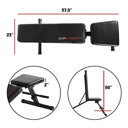 CAP Barbell Multi-Purpose Adjustable Utility Strength Training Weight Bench | Multiple Options - style: ECONOMY