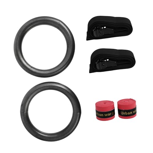 2pcs Adjustable Webbing Fitness Rings Equipment Gymnastics Beam Pull-up Fitness Ring Home Exercise Equipment