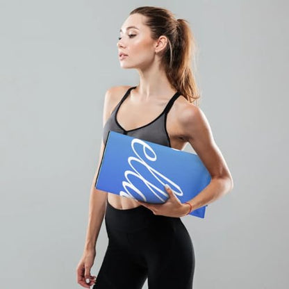 Custom Name Yoga Mat,Personalized Travel Yoga Exercise Mat,Non Slip,Perfect for Kids & Adults,Gradient Color D Series - color: Style 11