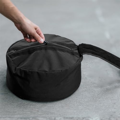100LBS Workout Sandbag for Fitness, Heavy Duty Weight Training Sand Bag with Handles, Adjustable Strength Training Equipment for Home Gym and Outdoor Exercise