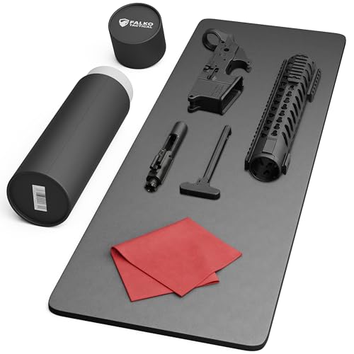 Falko Tactical Gun Cleaning Mat, Gun Mat for Handgun, Rifle and Shotgun - color: Grey, size: 36x12