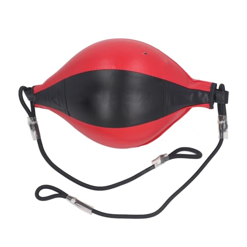 Double End Punching Bag, Boxing Striking for Training PU Leather Boxing Reflex Ball Hanging Boxing Ball with Adjustable Cord for, Hand Eye Coordination Training