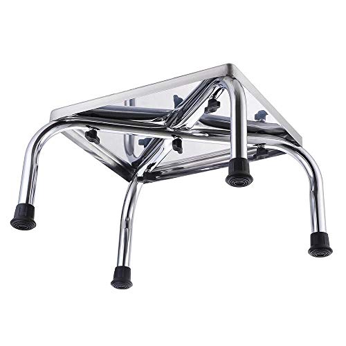 Non-Slip Step Stool Steel Frame Safety Footstool Platform Support 500lbs