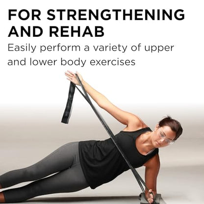 THERABAND CLX Resistance Band with Loops, 5 Feet, Silver, Super Heavy, Non-Latex, Elastic Band for Exercise, Mobility & Rehab, Stretching, Home Workouts, Color-Coded for Easy Resistance Levels