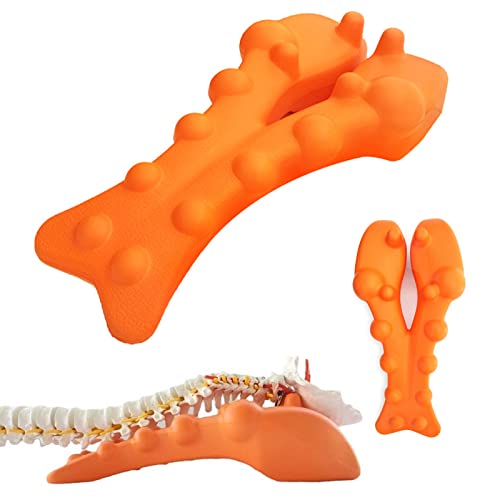 Cervical Traction Device Pillow Neck Stretcher Equipment for TMJ Neck Pain Relief Neck and Shoulder Relaxer with Upper Back Massage Cervical Spine Alignment Chiropractic Pillow