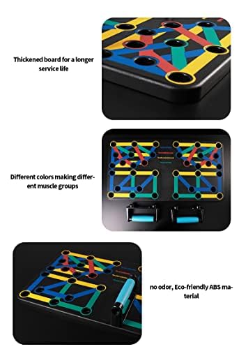 Pushup Board 25 in 1 | Perfect Push Up Board | Push Up Bar Handles | Multi-Functional Pushup Board Fitness Floor | Strength Training Equipment | Home Workout Equipment | Perfect Choice for Daily Gifts