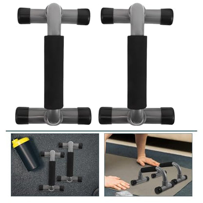 H-shape Push up Bars Parallette Bars Non-slip Portable Exercise Handles Home Gym Equipment for Chest Training and Floor Workout Strength Training