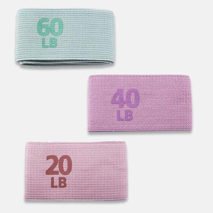Fabric Resistance Bands for Women, 20/40/60LB Non-Slip Booty Bands Set, Glute Activation Loops for Squat Gym Workout