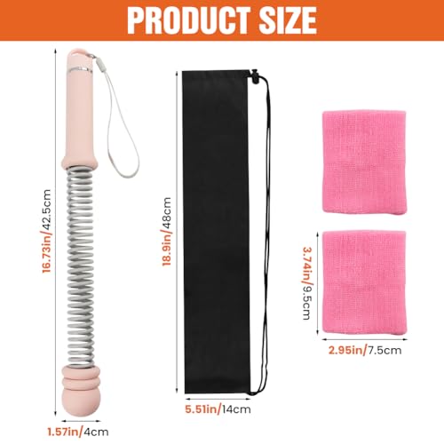 Weighted Cordless Training Ropes, Portable Workout Ropes for Home Gym, HIIT, Strength, Cardio Training with Wrist Wraps & Carry Bag for Men & Women