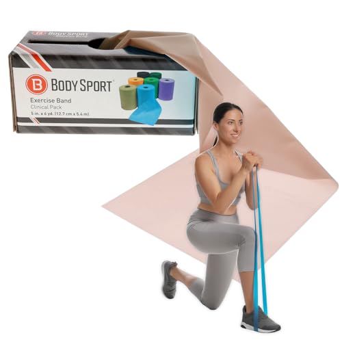 Body Sport Extra Light Resistance Exercise Band, Beige, BDS06BGE