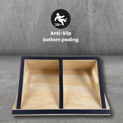 Premium 25 Degree Slant Board for Knees Over Toes, Slant Board for Squats, Incline Squat Board, Physical Therapy and Rehabilitation, Calf Stretcher for Improves Knee Health