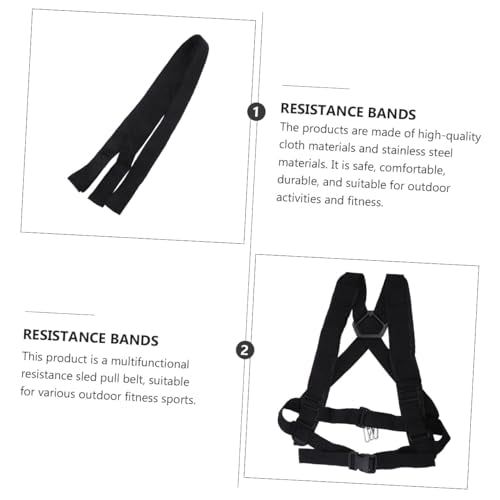 GANAZONO Resistance Sled Pull Strap Multi Functional Load Bearing Fitness Belt for Strength and Endurance Training and Durable for Efficient Workouts